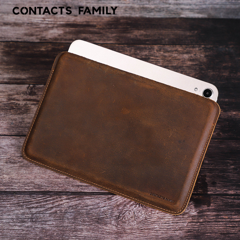 Adequado para 2021 Apple iPad mini capa protetora 26/28cm couro genuíno cavalo l