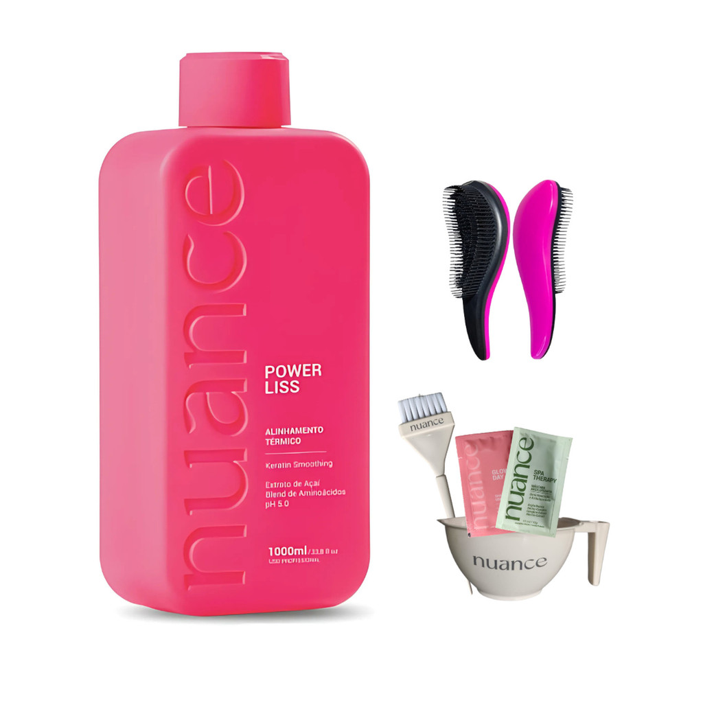 Escova Progressiva Power Liss Nuance 1 Litro Semi Definitiva
