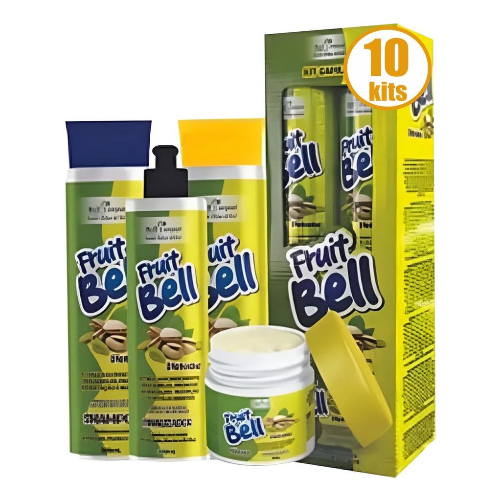 10 Kit Fruit Bell Pistache Bell Corpus Cosméticos Atacado