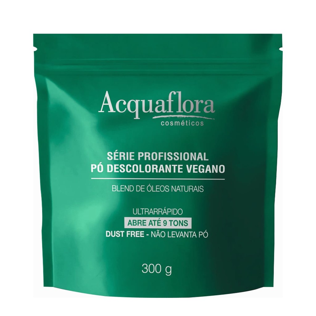 Acquaflora Vegano Ultrarrápido Dust Free - Pó Descolorante 300g em Oferta na Shopee