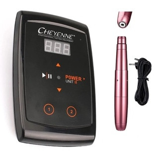 Dermografo Cheyenne Profissional Completo Bivolt + 10 Agulhas Easy Click em Oferta na Shopee