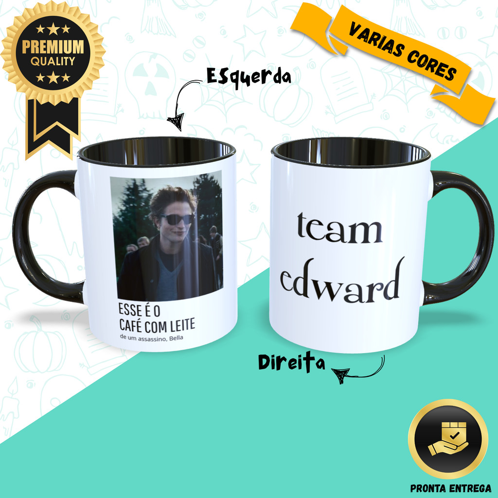 Caneca Edward Cullen Crepúsculo Meme Personalizada Premium Crepúsculo Caneca Divertida Geek em Oferta na Shopee
