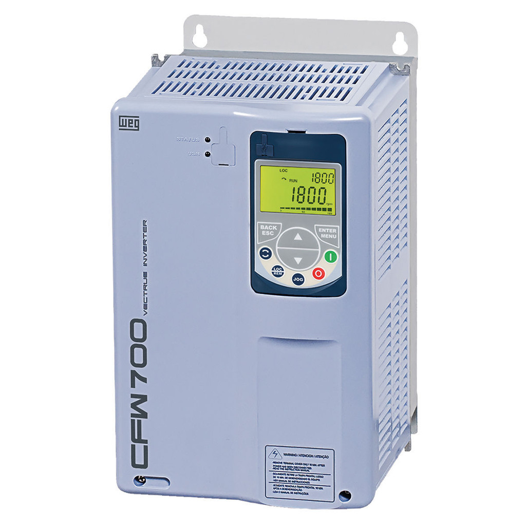 Inversor WEG CFW700A03P6T4DB20 2CV 380V WEG
