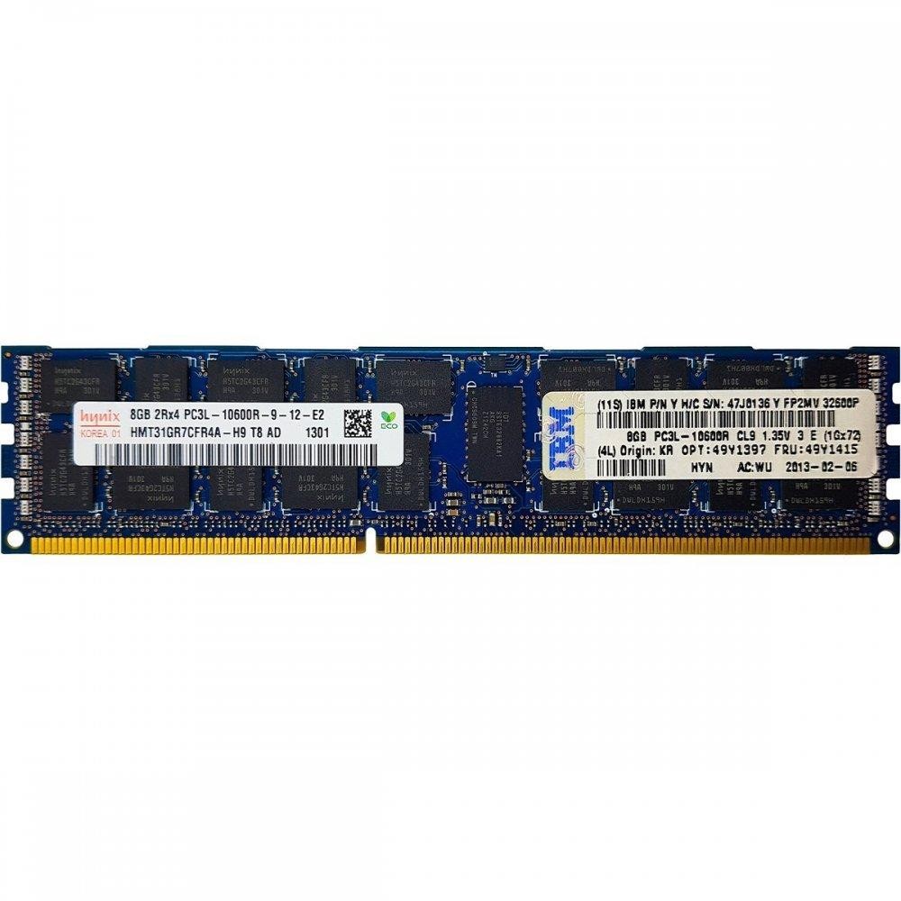 IBM Memoria para Servidores 8GB DDR3 1333MHZ ECC PC3L-10600 CL9 1.35V RDIMM 49Y1397