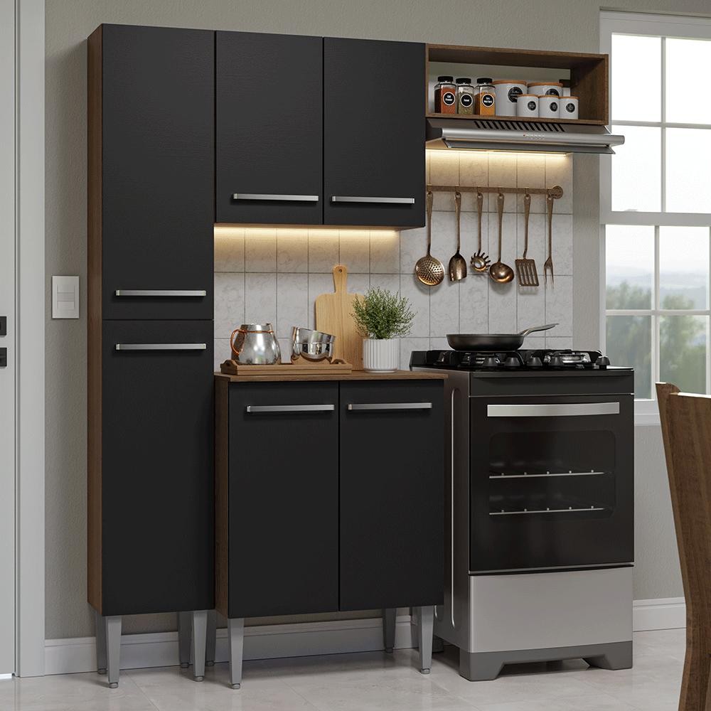 Armário de Cozinha Compacta 156 cm Emilly Madesa 01
