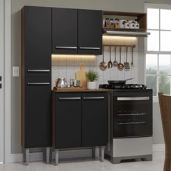Armário de Cozinha Compacta 156 cm Emilly Madesa 01