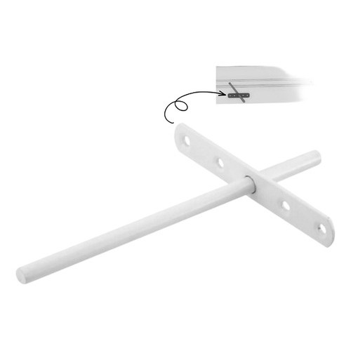 2x Suporte Espada T Invisível Cantoneira Prateleira 25cm Par