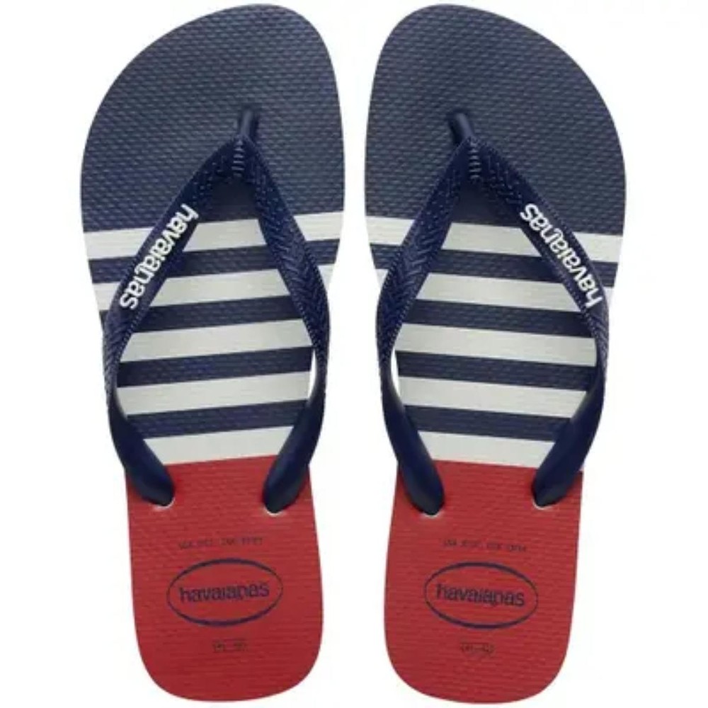 Chinelo Havaianas Top Nautical - Azul e Vermelho em Oferta na Shopee