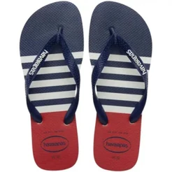 Chinelo Havaianas Top Nautical - Azul e Vermelho