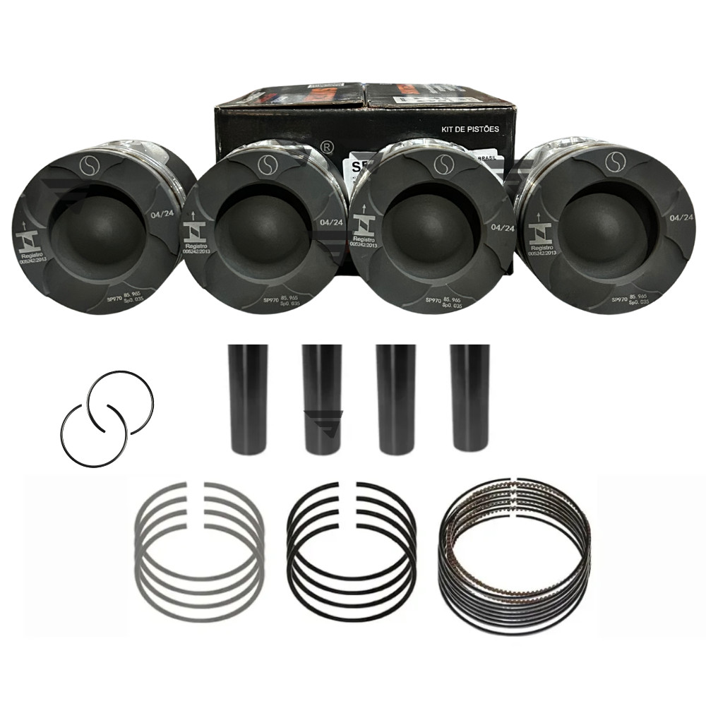 Pistão C/ Anel Mitsubishi L200 Triton 2.4 16v 4n15 Turbo Die