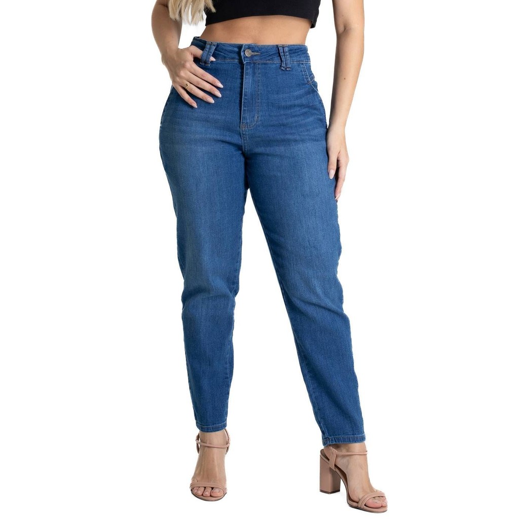 Calça Jeans Sawary Mom - 280673 em Oferta na Shopee
