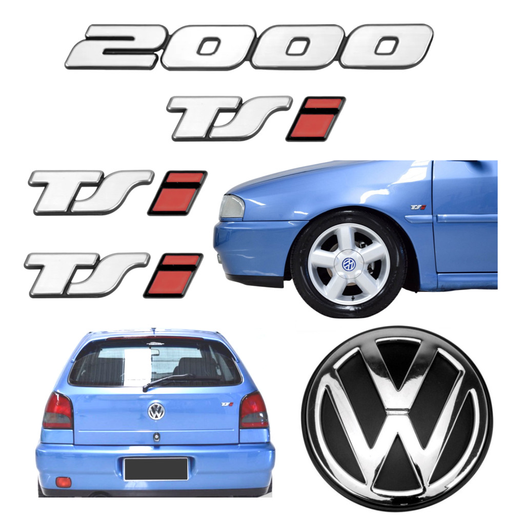 Emblemas Tsi 2000 + Laterais Tsi + Vw Mala - Gol Bola G2