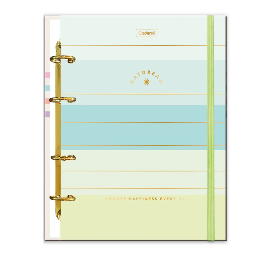 Caderno Colegial Argolado Capa Dura 80 Folhas Daydream - CADERSIL