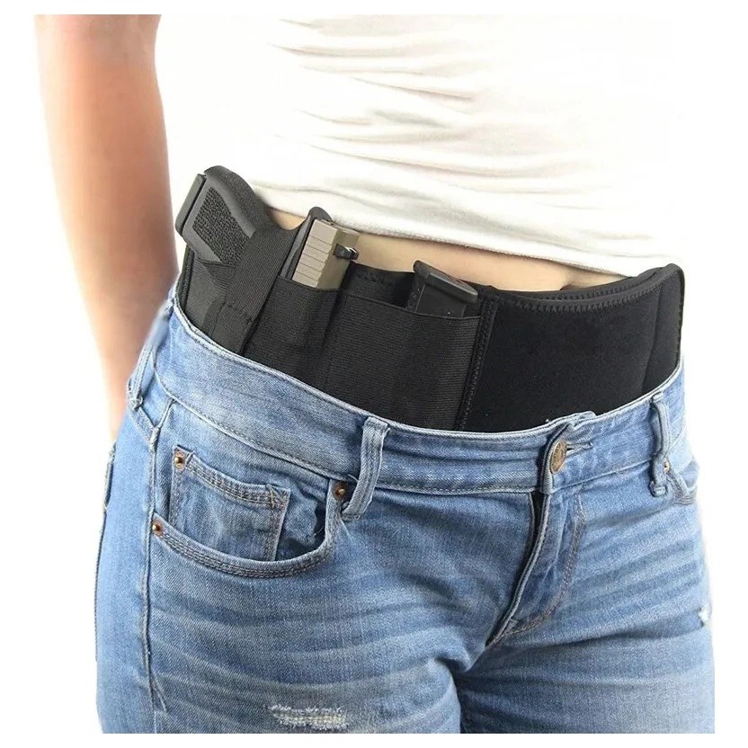 Coldre De Cintura Velado Paisana Unissex Universal Corrida Caminhada Academia