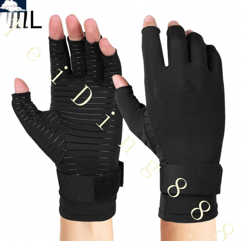 1 Par Luvas De Compressão Artrite Sem Dedos Com Alça Código Sl Alívio Da Dor Shopbc3405 em Oferta na Shopee