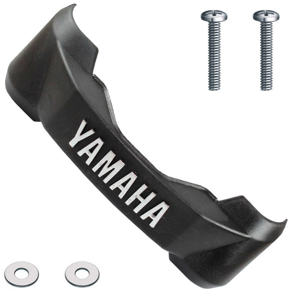 Emblema logo frontal Yamaha YBR 125 Factor 2000 a 2016 com parafusos em Oferta na Shopee