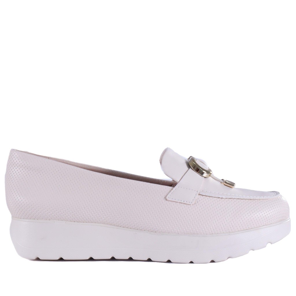 Mocassim Feminino Comfortflex 25-59403 Coconut