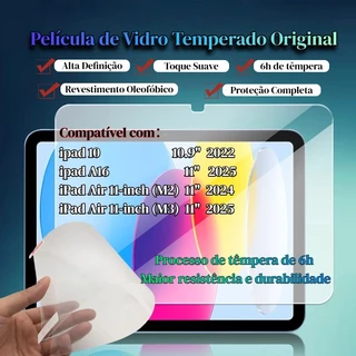 Película de Vidro Temperado iPad 7-10/A16 e Air– Proteção Premium