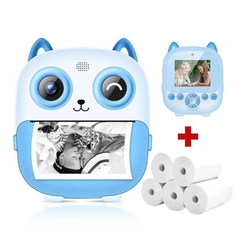 Câmera Infantil que Impressão Instantânea Digital Para Video Fotos,menino/menina Presente
