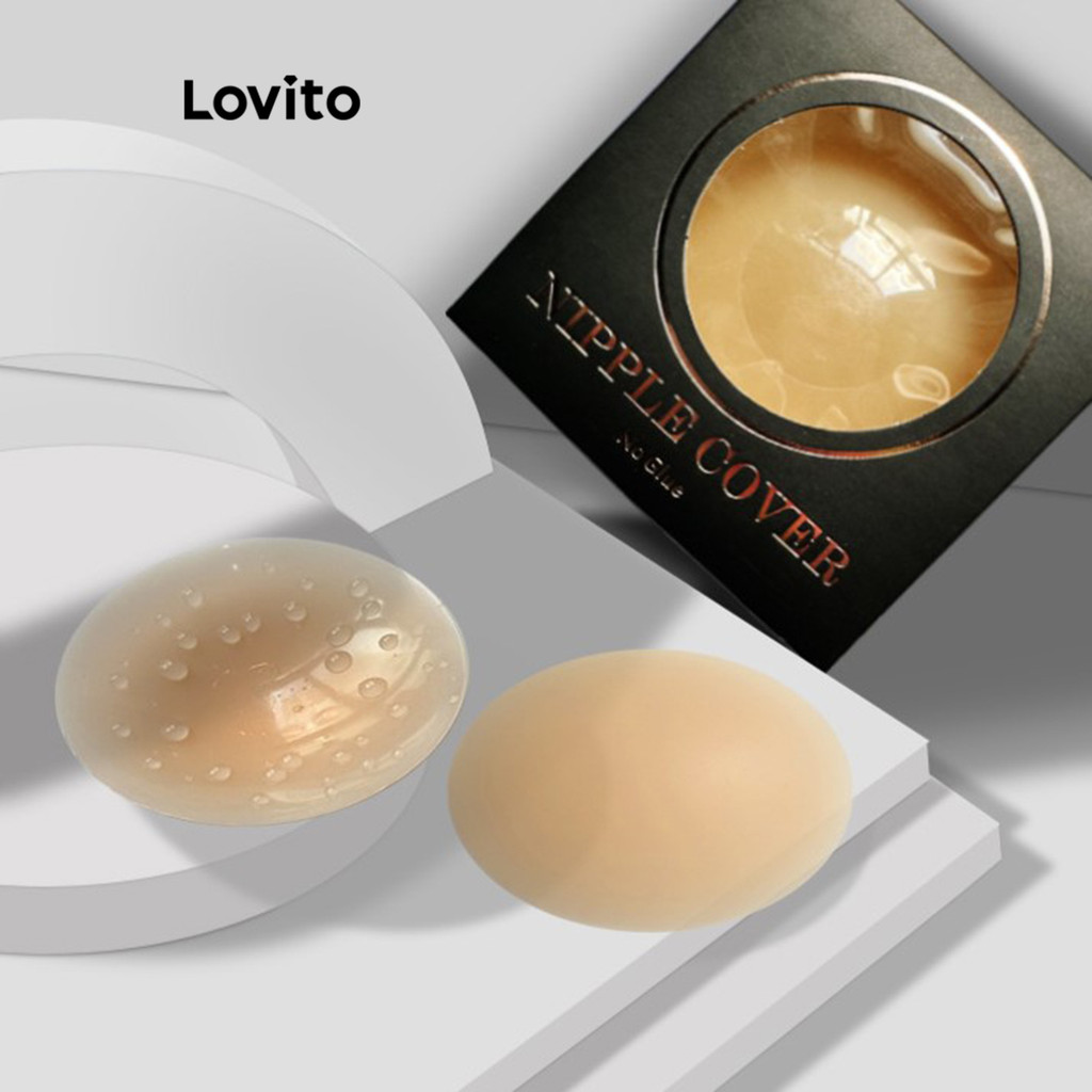 Lovito Acessórios De Lingerie Push Up Sem Fio E Amigáveis ​​à Pele Para Mulheres LNE49245 em Oferta na Shopee