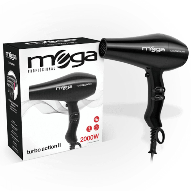 Secador Mega Turbo Action II  2000W  220V em Oferta na Shopee