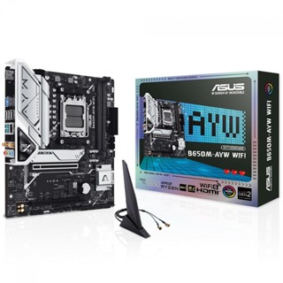 Placa Mãe Asus B650M-AYW WIFI, Chipset B650, AMD AM5, mATX, DDR5, 90MB1KI0-M0EAY0 em Oferta na Shopee