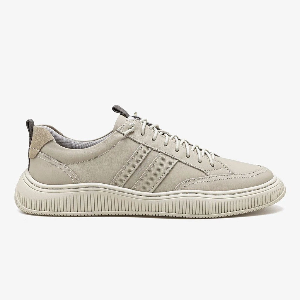 Tênis Democrata Vibe Couro Masculino Casual Original Look Casual ou Despojado Dia a Doa