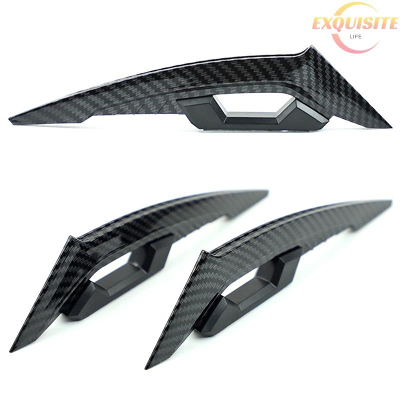 [EL] 1 Par De Winglets De Motocicleta , Spoiler Lateral Dianteiro Conjunto De Asa Aerodinâmica , Acessórios De Decoração em Oferta na Shopee