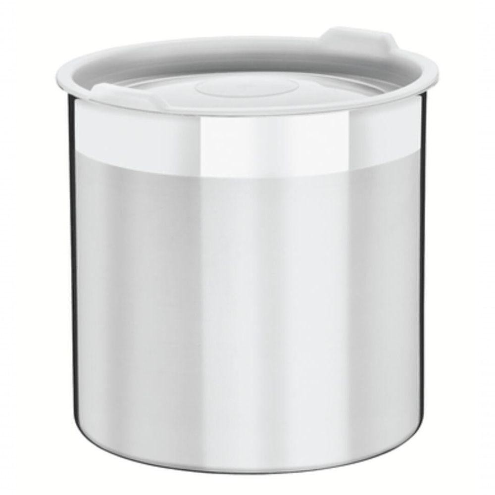 Pote Tramontina Cucina Em Aço Inox Para Mantimentos Com Tampa 18,5cm 5,2 Litros
