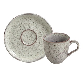 Conjunto com 6 Xícaras De Chá Orgânico 170ml com 6 Pires Bio Pistache em Oferta na Shopee