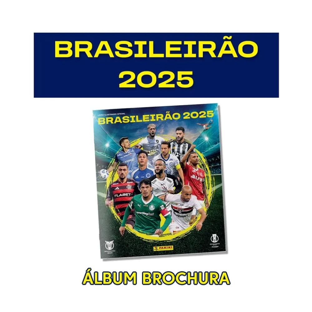Álbum de Figurinhas Brochura Brasileirão 2025 em Oferta na Shopee