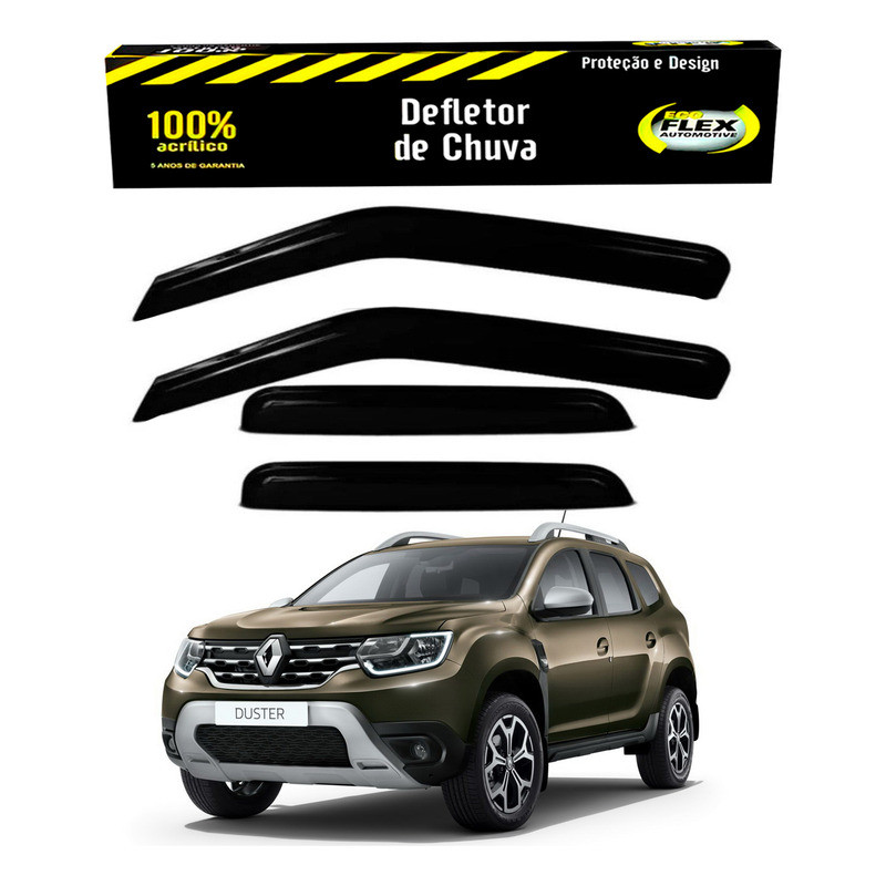 Jogo Defletor Calha Chuva Duster 1.6 16v Sce 2021 A 2024