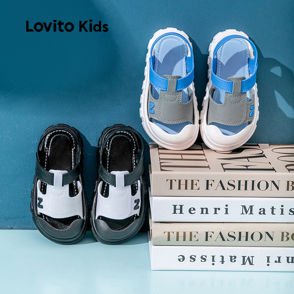 Lovito Kids Sandálias Casuais Respiráveis para menino LFA97058