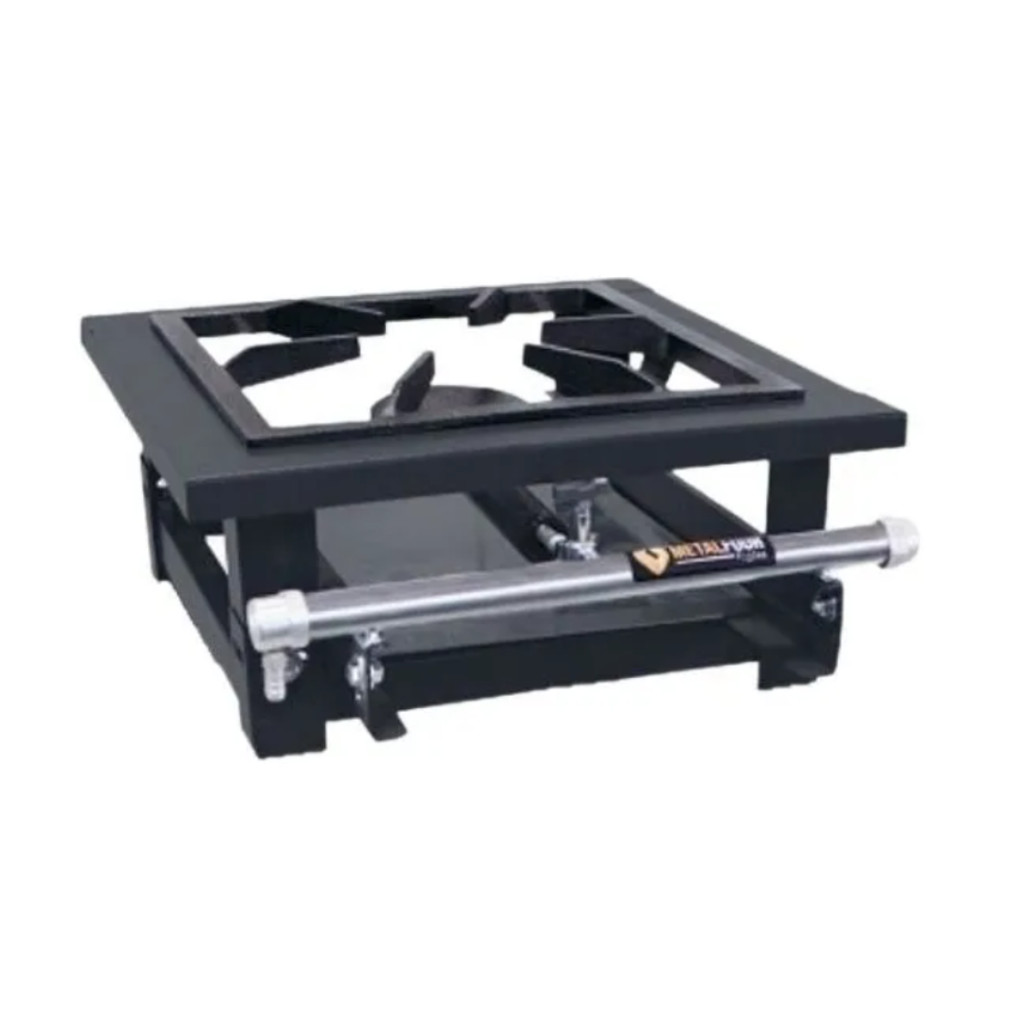 Fogão Industrial de Mesa Baixa Pressão 1 boca Fogareiro para camping ou caminhoneiro