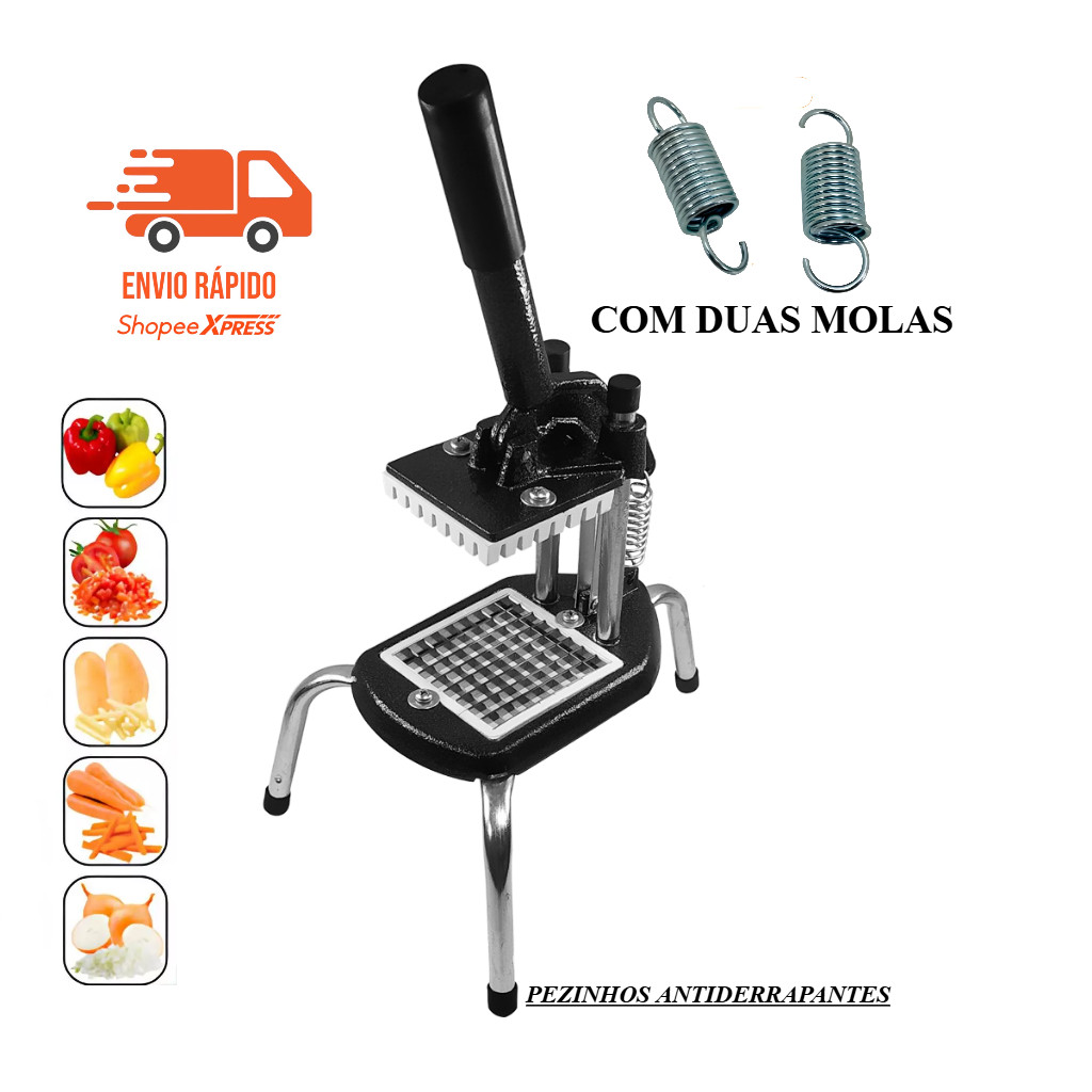 Picador Cortador Fatiador de Legumes Profissional e Reforçado em Oferta na Shopee