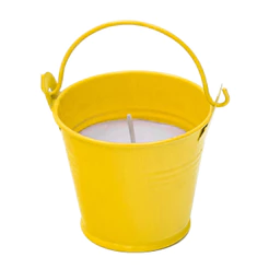 Vela Citronela Balde Amarelo Repelente Natural Contra Mosquitos Pernilongos Moscas Home Scents