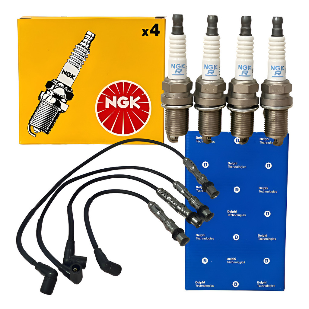 Kit Jogo Cabos + Velas Gol G5 1.0 2008 2009 2010 2011 2012 em Oferta na Shopee