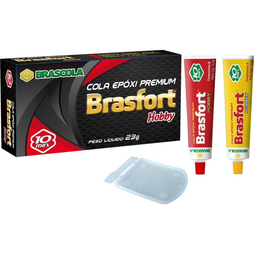 Adesivo Brasfort Hobby Bisnaga com 23g - Brascola