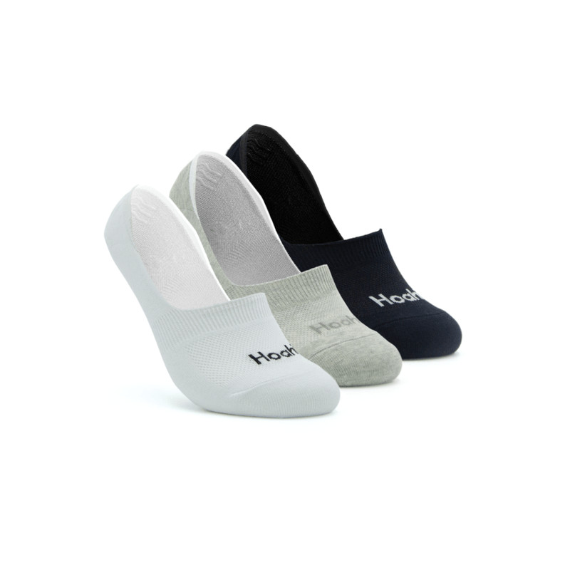 KIT 3 PARES DE MEIA SAPATILHA ALGODÃO HOAHI UNISSEX