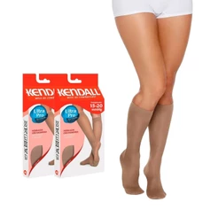 Kit 2 Pares Meia de Compressão Kendall 3/4 15-20mmHg