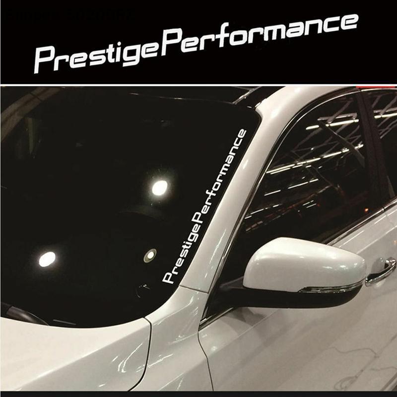 [THEBR] Prestige Performance Gráfico Decalque Do Pára-Brisa Dianteiro Vinil Car Sport Stier [BR]