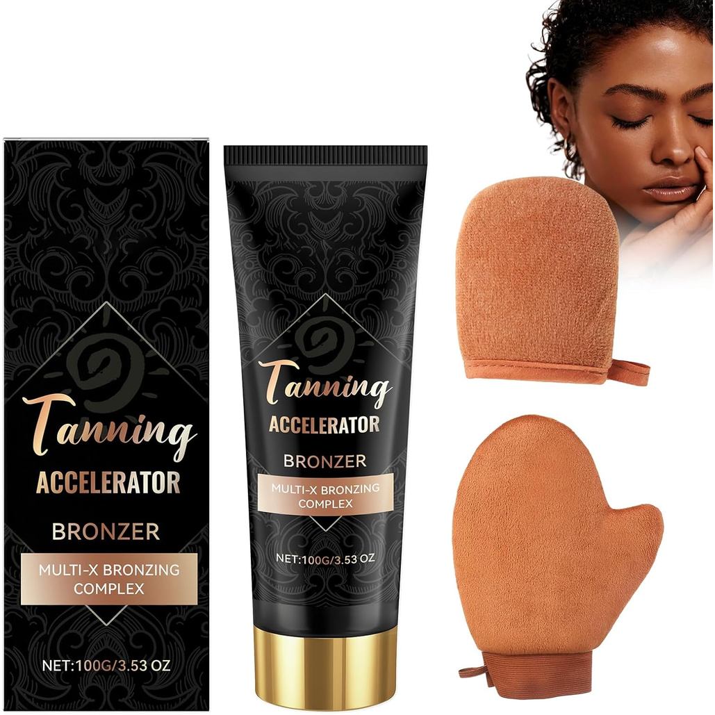Self Tanning Cream for Face and Body | Quick Tan, Natural & Lasting Effect, Artificial Smell-free, Vegan & Cruelty Free,