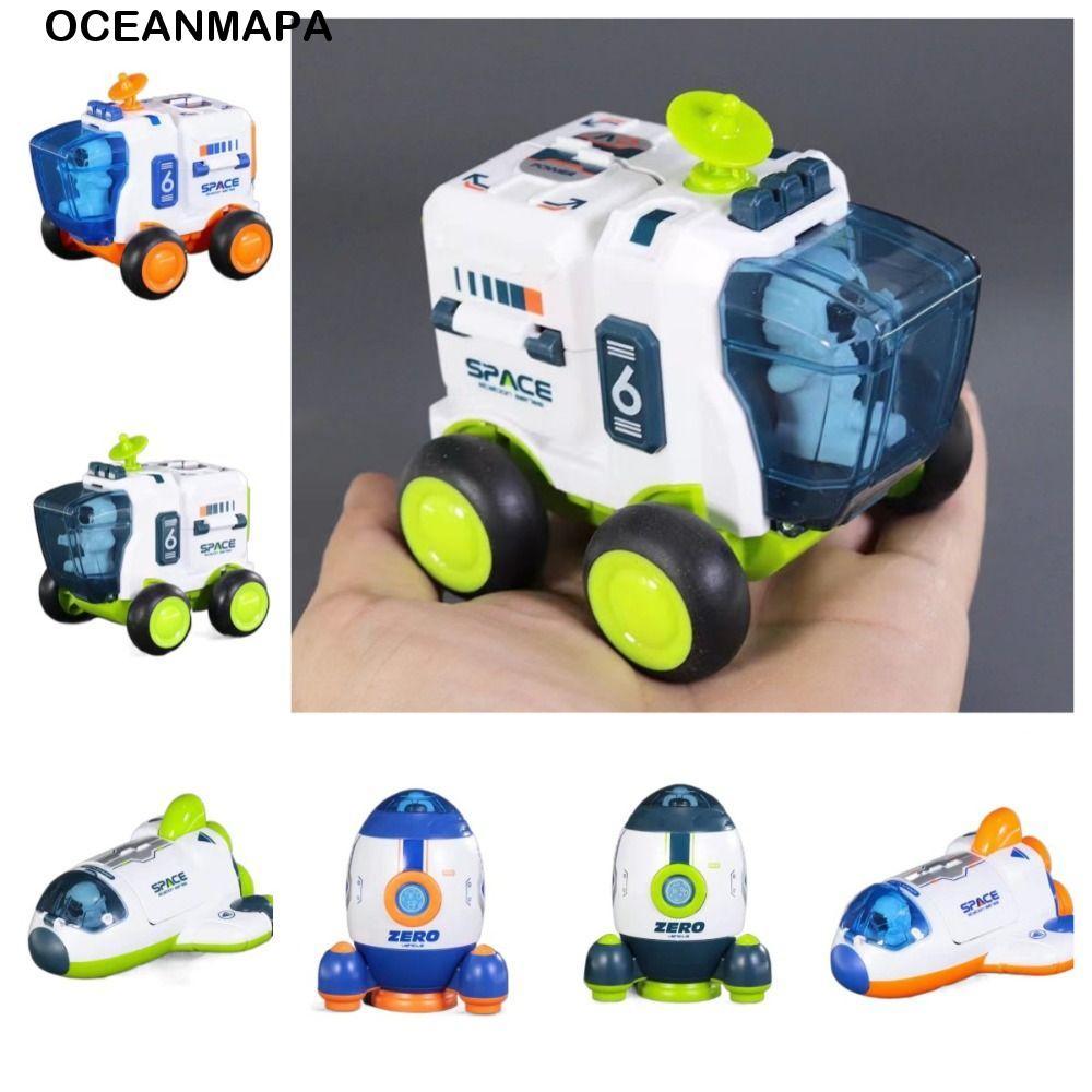 Brinquedo De Carro De Inércia De Foguete OCEANMAPA , Brinquedos De Exploração Espacial Destacáveis De Nave , Mini Avião