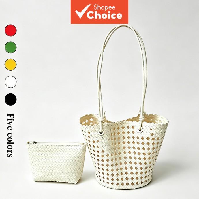 Bolsa de palha oca feminina 2026, nova moda, grande capacidade, para o dia a dia, bolsa de ombro, verão, bolsa tote