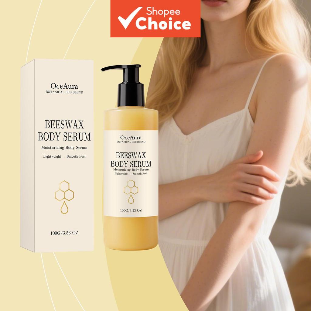 Gel Essência Hidratante para a Pele com Aloe & Cera de Abelha, Hidratação Profunda para Pele Seca, Fórmula Leve e Não