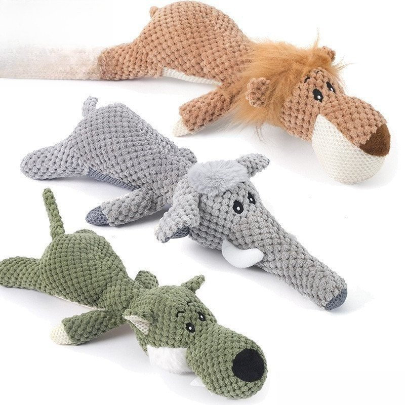 Brinquedo de Pelúcia para Cães com Som, Brinquedo Interativo de Treinamento para Animais de Estimação, Modelo B