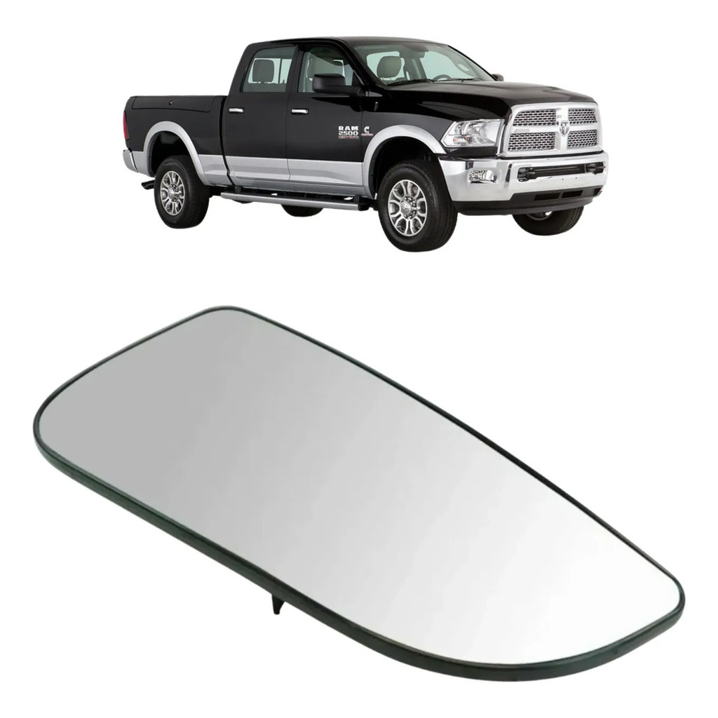 Lente Retrovisor Menor Com Base Dodge Ram 1500 2500 3500 Direito Passageiro