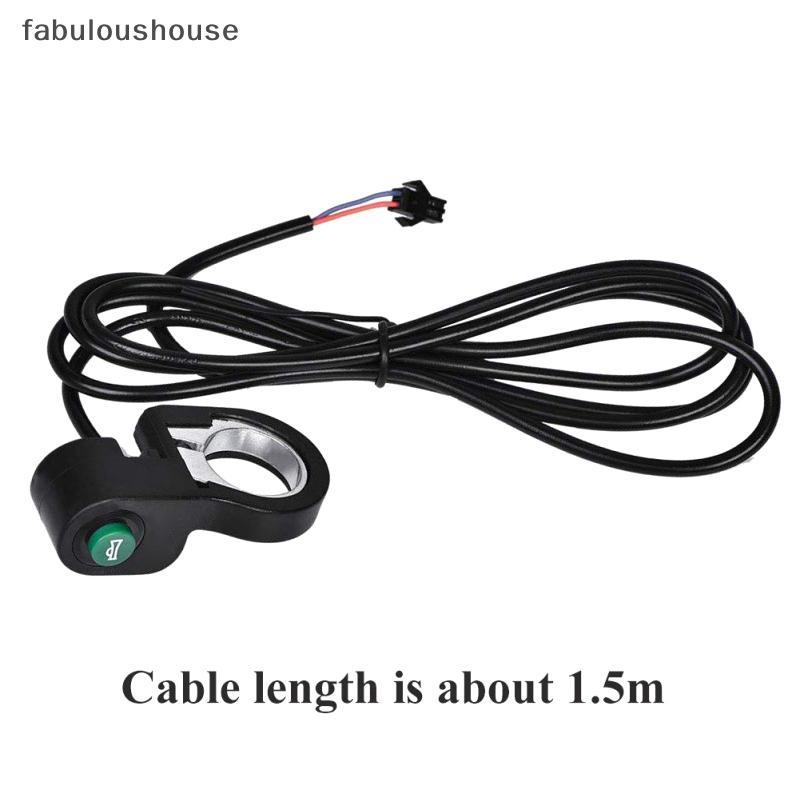 Botão Interruptor De Sinal De Buzina De Plástico Para Motocicleta , Scooter , Bicicleta , Universal , 22.5mm Elétrica