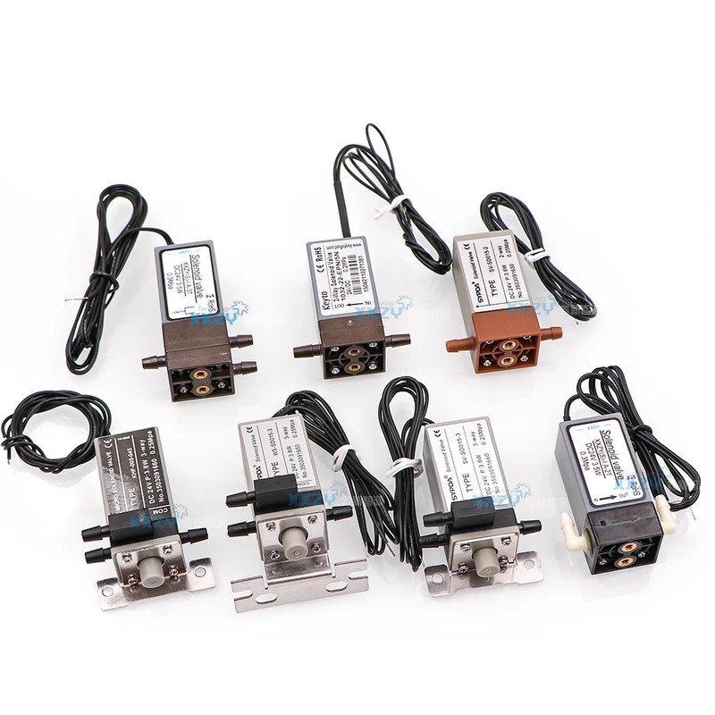 Válvula Solenoide para Impressora a Solvente DC 24V 3KG, Válvula de Ar de Pressão Negativa de 3 Vias, Válvula Magnética