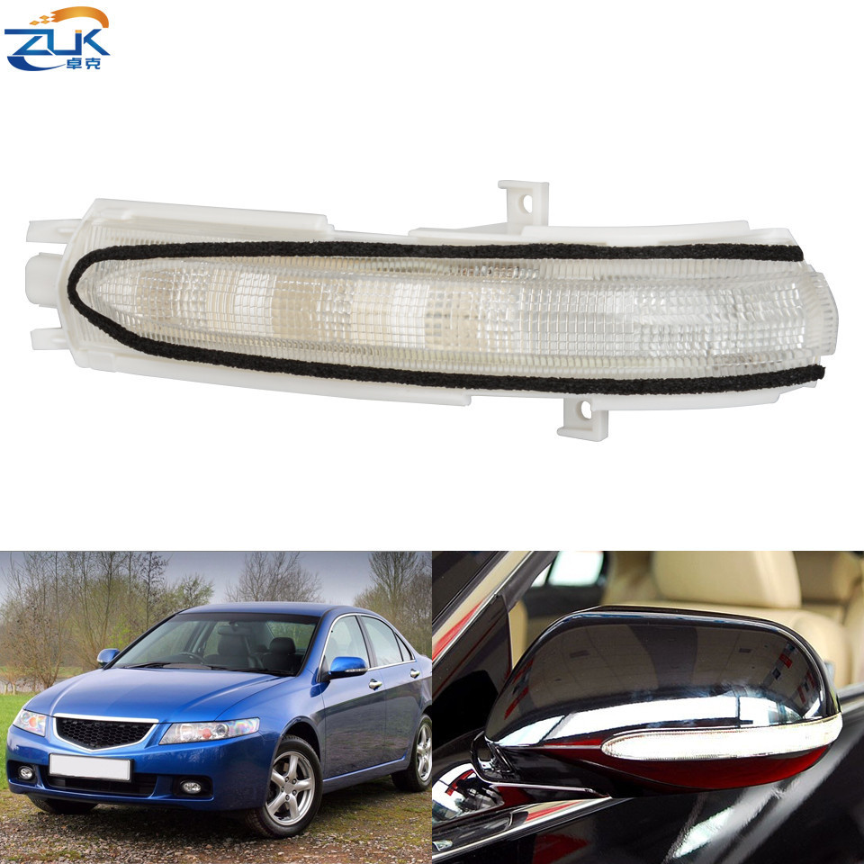 ZUK Exterior Reaview Espelho Luz De Sinal Volta Para Acrua TSX 2004-2008 HONDA ACCORD 2002 Lâmpada Indicadora Pisca